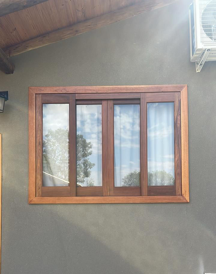 Louvered Wooden Window